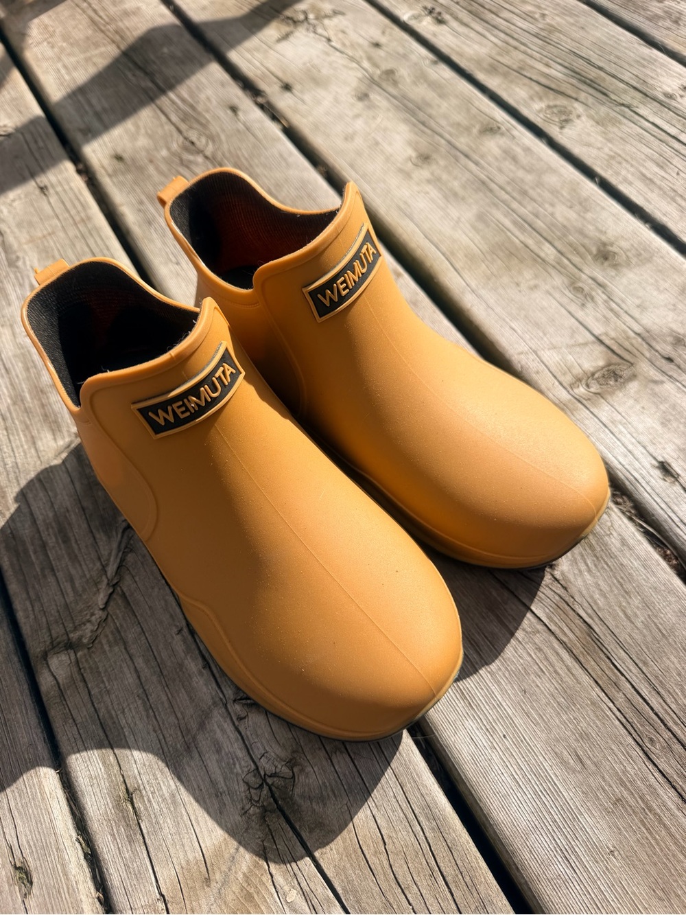 Women’s Mustard Waterproof Ankle Booties